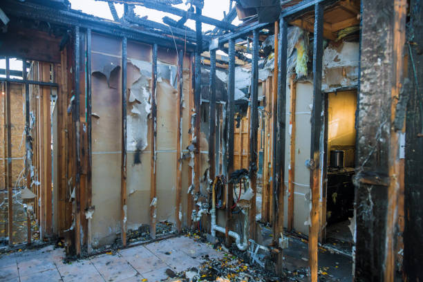 Professional Fire Board Up technician working in Spring House, PA